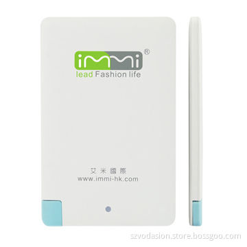 Wholesale new fashion design 2,000mAH Slim name card portable mobile power bank